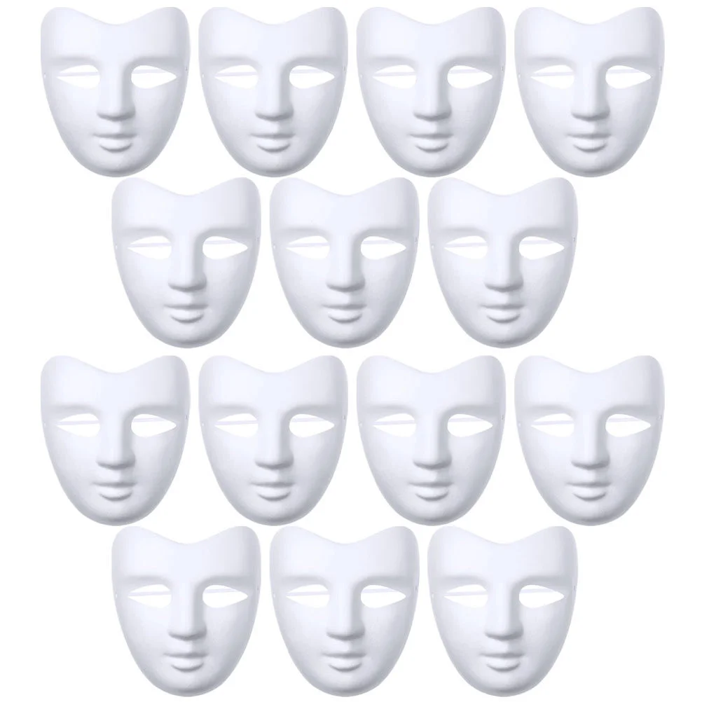 

Material Masquerade Masks Bulk White Decorate Party Blank Cosplay Cat Unfinished DIY Handmade Kids Costumes