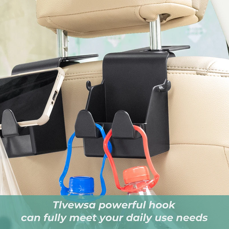 

Car Creative New Seat Back Hook Multi-function Rear Car Interior Mobile Phone Bracket Hook Mount Storage Hanger Holder