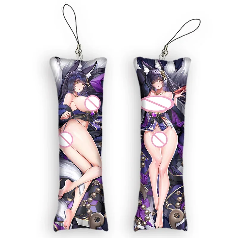 Новая мода милый японский аниме мини Dakimakura брелок Azur Lane Musashi маленькая подушка