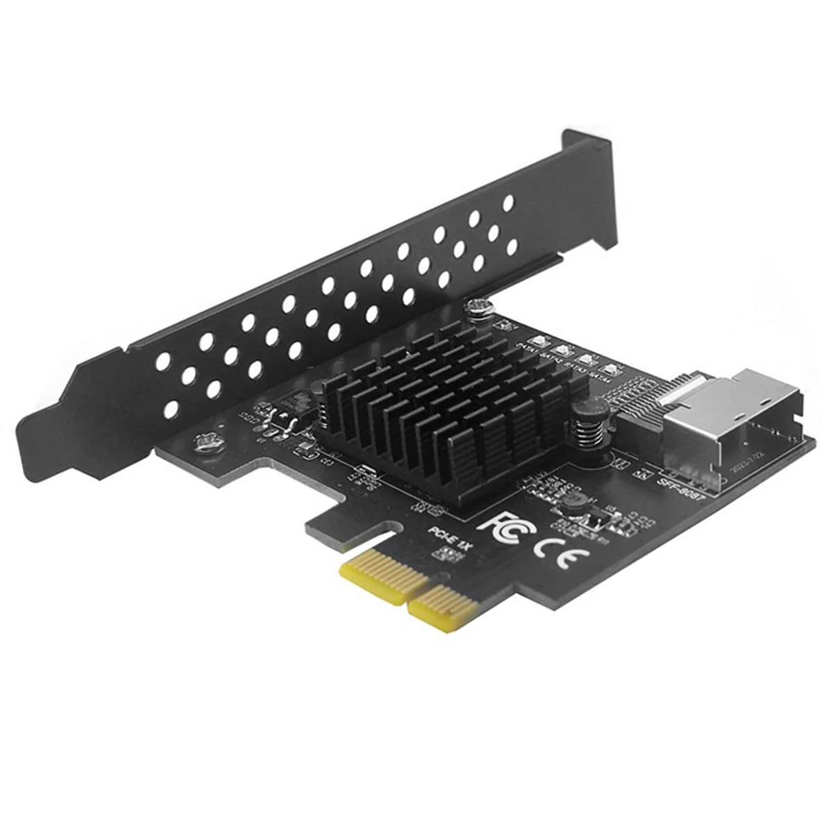 Карта расширения PCIe to SFF-8087 SATA3.0 адаптера жесткого диска Mini-SAS/SATA 9215 36PIN