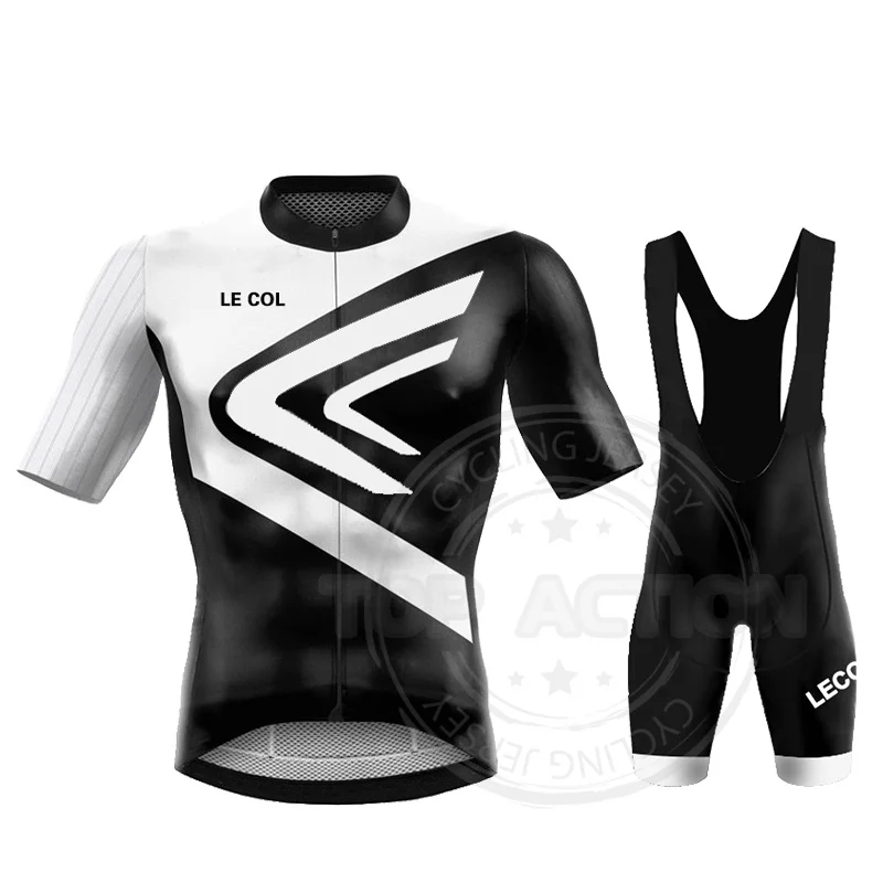 

Summer Short Sleeve Men's Cycling Wear 2022 LE COL Cycling Shirt Comfortable UV Protection Mountain Bike Wear Teamquickdrying
