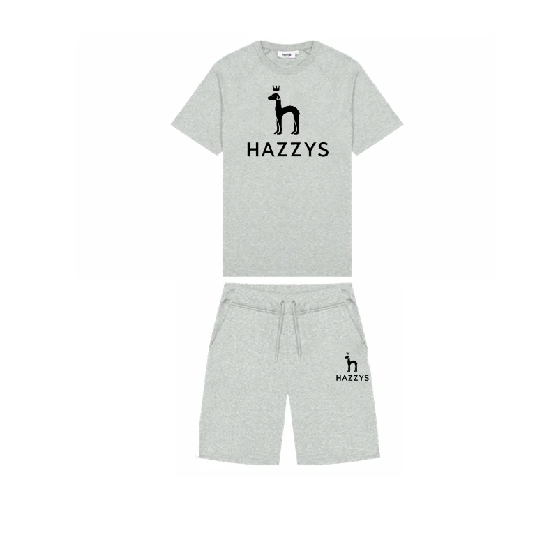 

2022 New Brand Men's Tracksuit T-shirt Shorts Suit Two Piece Sets Summer Cotton Short Sleeve Leisure Sportswear