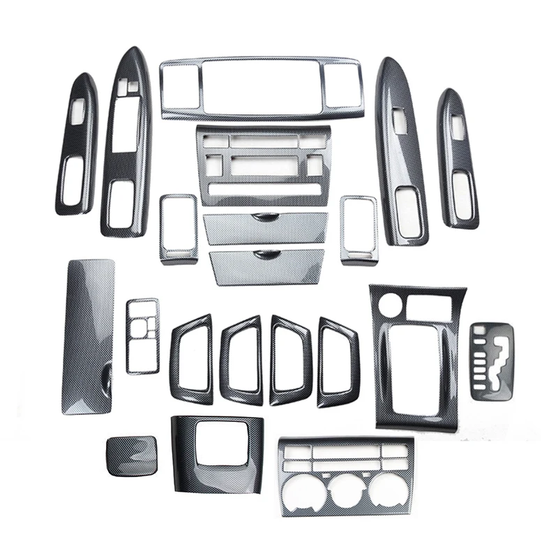 

For Toyota Corolla Ex 2004 2005 2006 ABS Carbon Fiber Style Accessories Interior Decoration Mouldings Cover Scratche Stickers