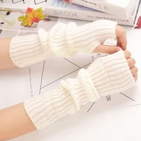 new women anime glove cosplay darkly ninja mitten oversleeve man women fashion sun block keep warm cuff