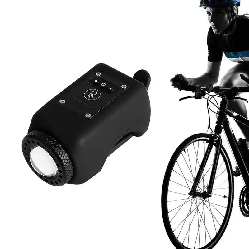 

Bike Horn Electric Bike Alarm With Light Bike Accessories 110db Electric Bike Horn Loud Electronic Bicycle Bell Ipx5 Waterproof