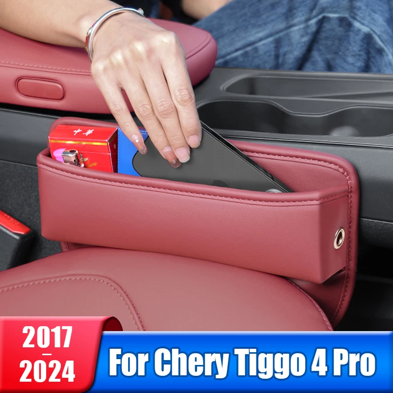 

Car Seat Crevice Storage Box Pocket For Chery Tiggo 4 Pro Tiggo 5X 2017 2018 2019 2020 2021 2022 2023 2024 Accessories