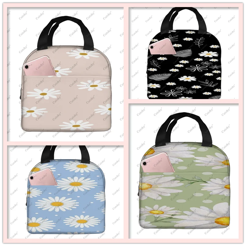 

daisy Portable Aluminum Foil Thickened Insulated Lunch Bag Insulated Lunch Bag Waterproof Insulated Lunch Tote Bag