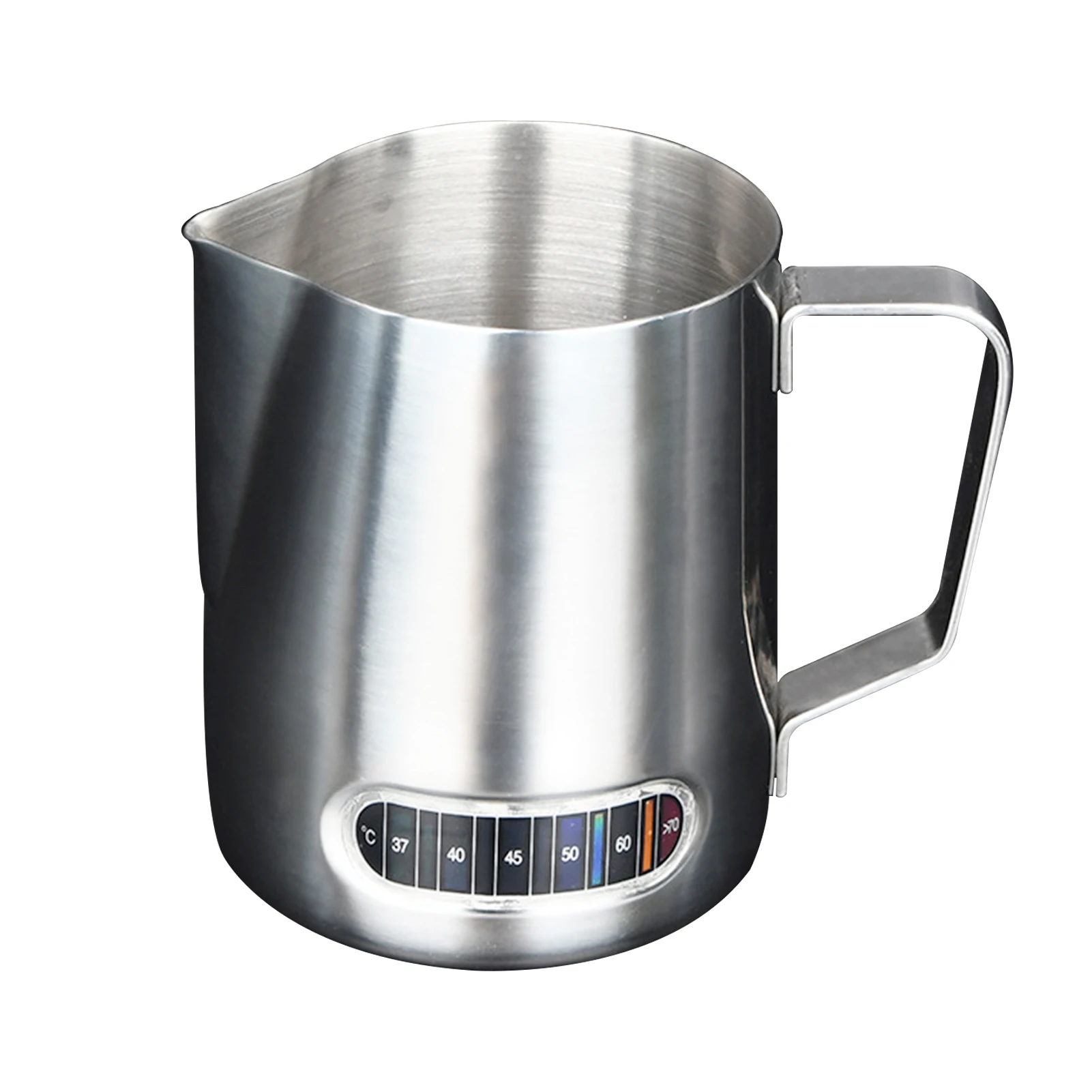 

Coffee Portable Steaming Cup Easy Clean Stainless Steel Latte Art Kitchen With Thermometer Milk Frothing Pitcher Jug