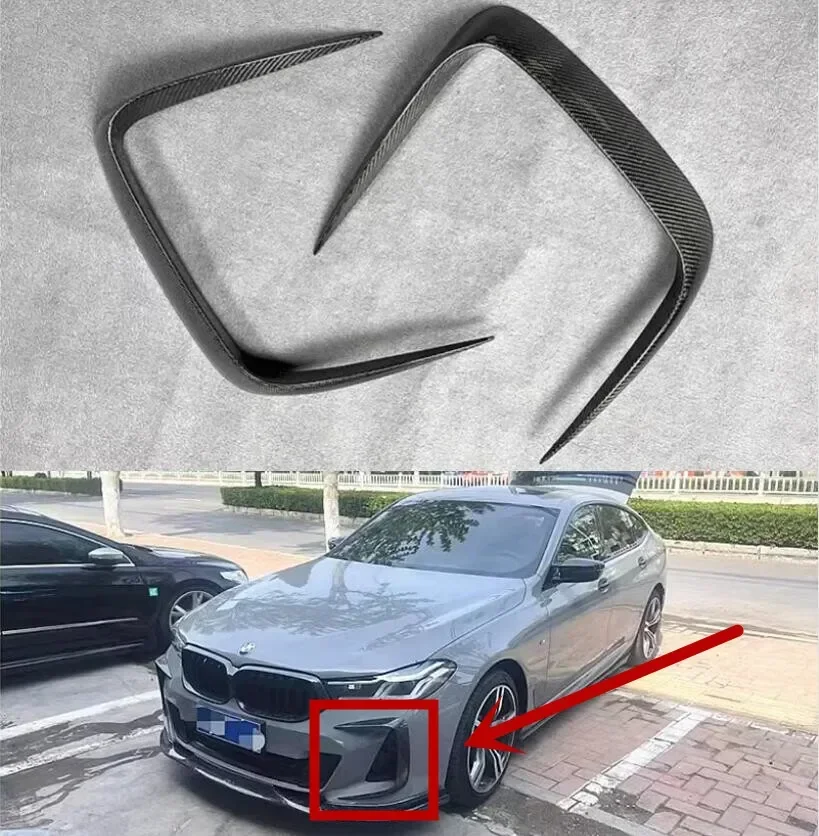 Углеродное волокно для BMW 6-Series GT G32 2021-2023 передний бампер разделители губ фартуки