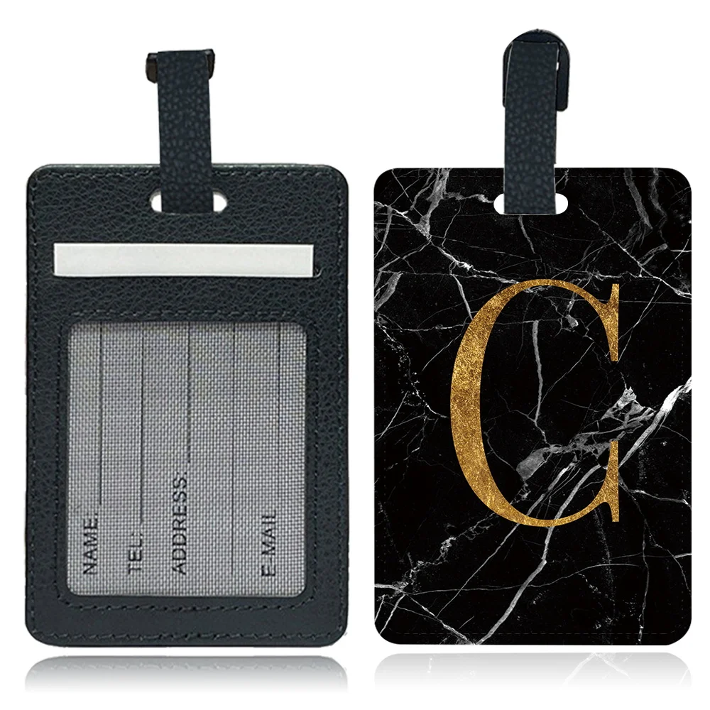 Портативная Персонализированная бирка для багажа из полиуретана модные