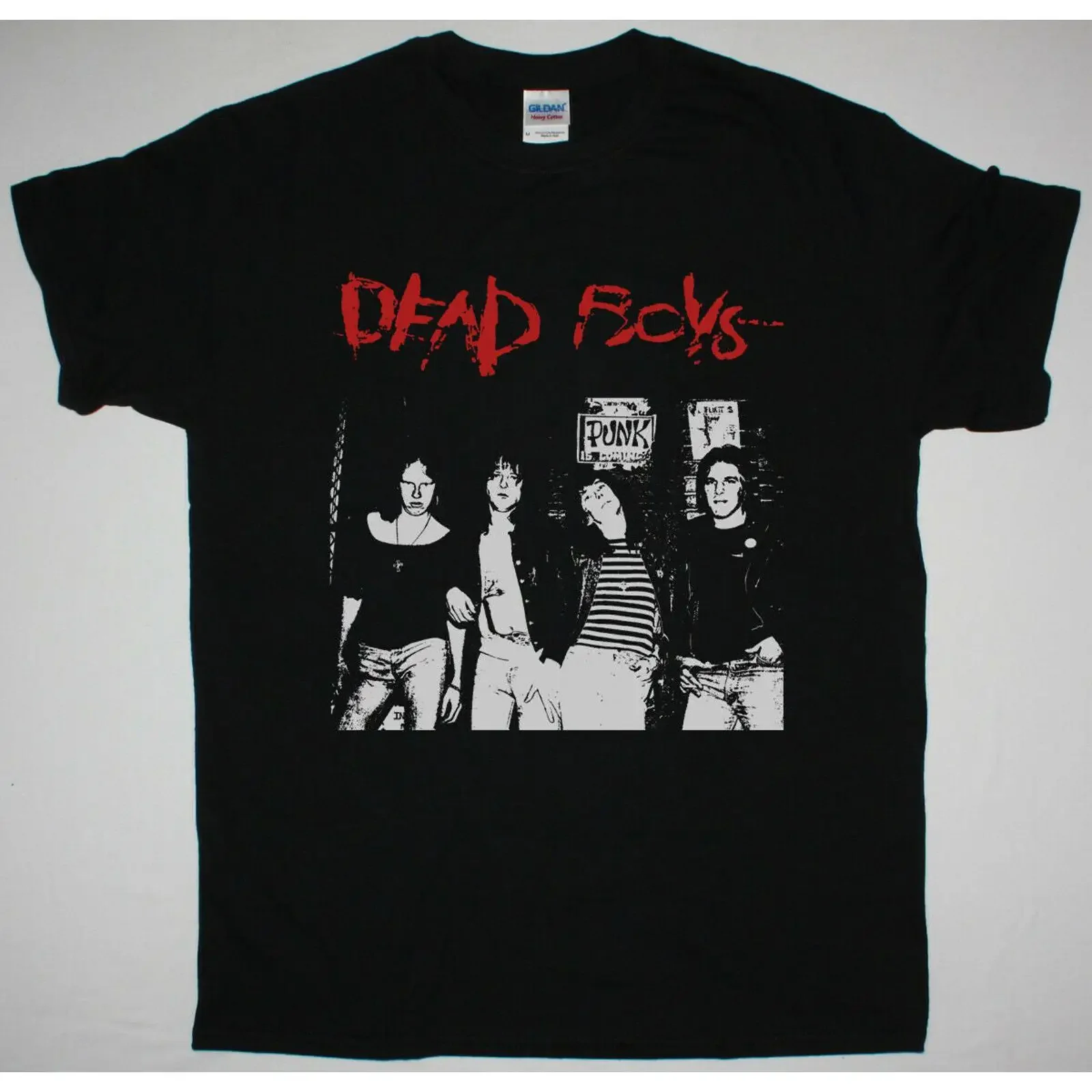 Фото Футболка The Dead Boys Band Stiv Bators Lords Of New Chruch мужская, размер USA, винтажная, с эффектом потертости, универсальная, повседневная, дышащая №1