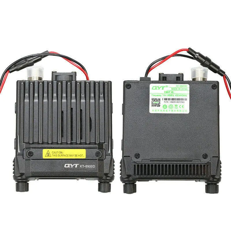 QYT KT-8900D 25-Watt Mini Car Mobile Radio Dual Band VHF/UHF 136-174/400-480MHz KT8900D Long Range Quad Watch Walkie Talkie