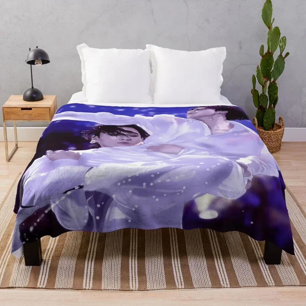 Black Swan Jikook плюшевое одеяло