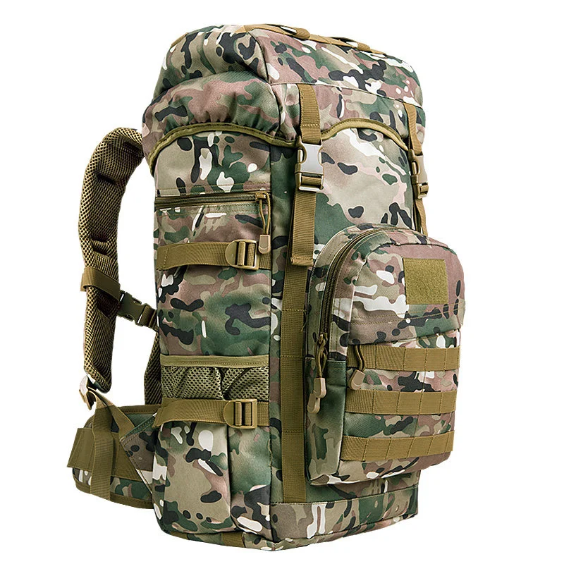 

50L Large Capacity Military Tactics Backpack Waterproof Nylon Molle Army Bag Climb Hike Travel Backpacks Mochila Militar