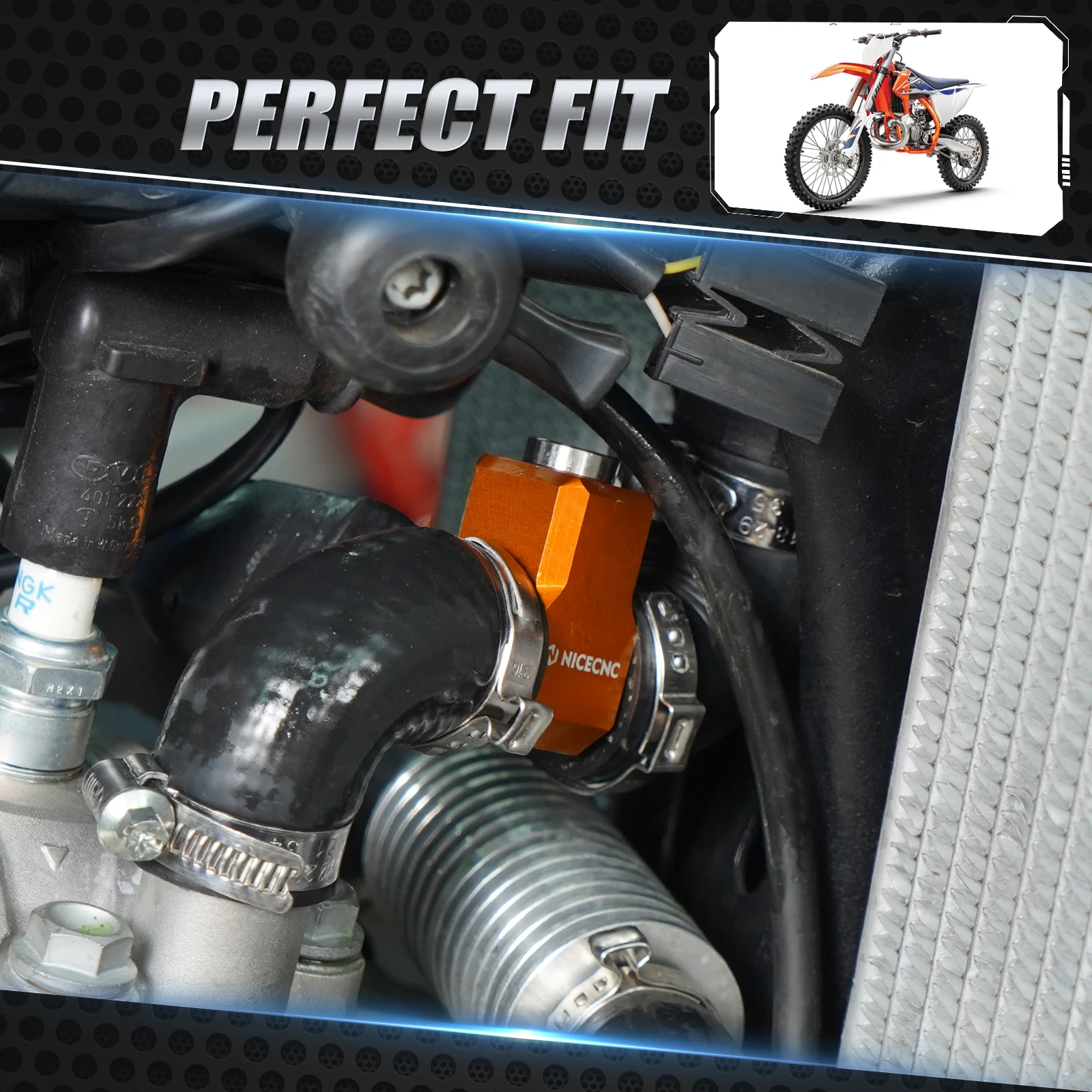 Адаптер датчика температуры для KTM EXC 300 2024 NICECNC XCW 250 XC SX 2023-2024 EXC250 XCW300 SX300 SX250