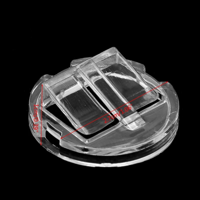 

652F Finger Ring Jewelry Tray Ring Plastic Showcase Ring Display Clear