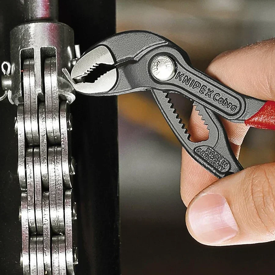 KNIPEX Tools Плоскогубцы для водяных насосов Cobra 5-дюймовые красные и серебристые