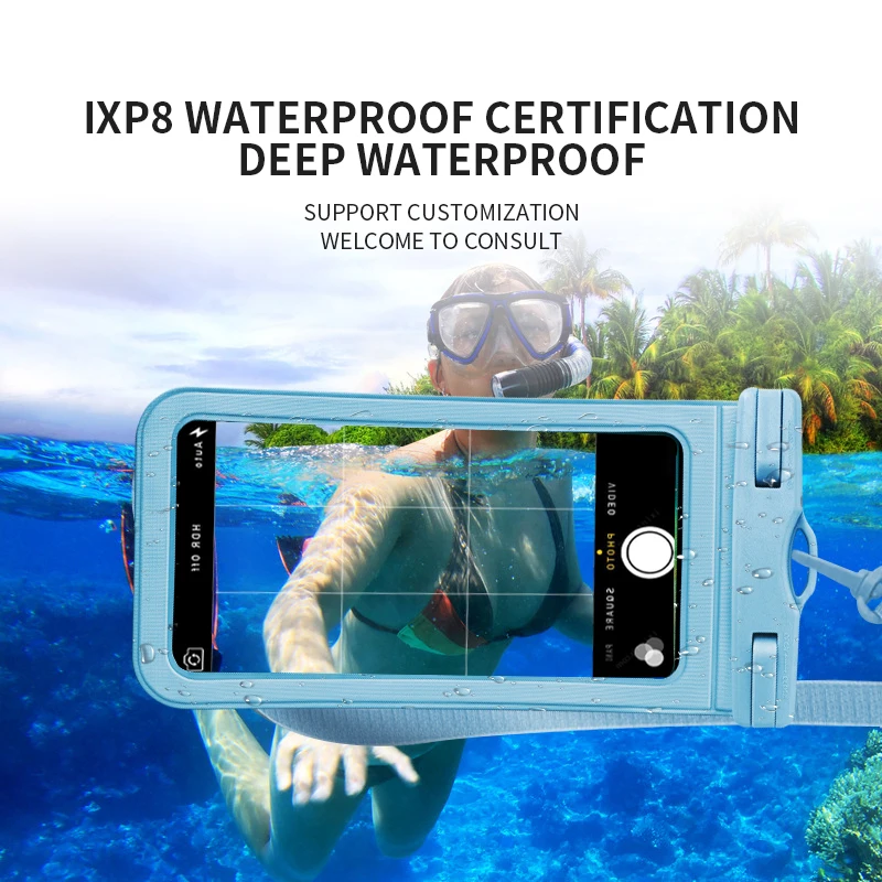 

Waterproof Cell Phone Bag Waterproof Phone Pouch Drift Diving Swimming Bag ipx8 Underwater Dry Bag Underwater Phone Pouch
