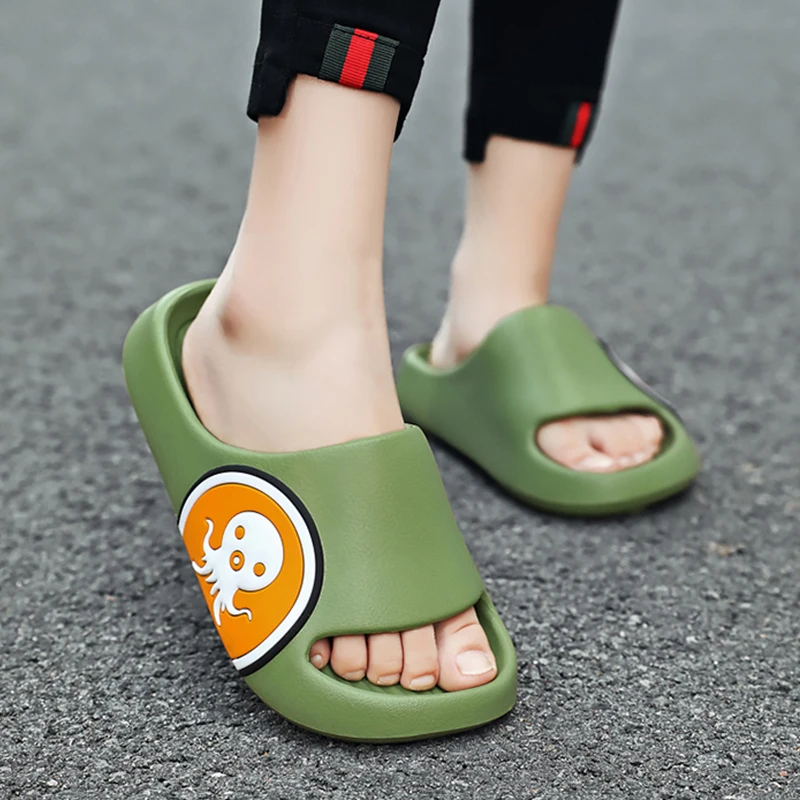 Warrior House Slippers Woman  2023  Animal Prints Fashion Designer Shoes Platform Soft Eva Beach Casual Slides Women