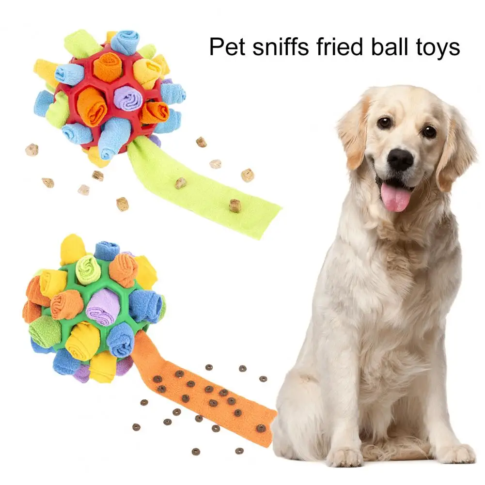 

Pet Foraging Ball Bite Resistant Soft Polar Fleece Pet Dog Sniffing Ball Playing Toy Pet Supplies Pet Dog Food Sniffing Toy Ball