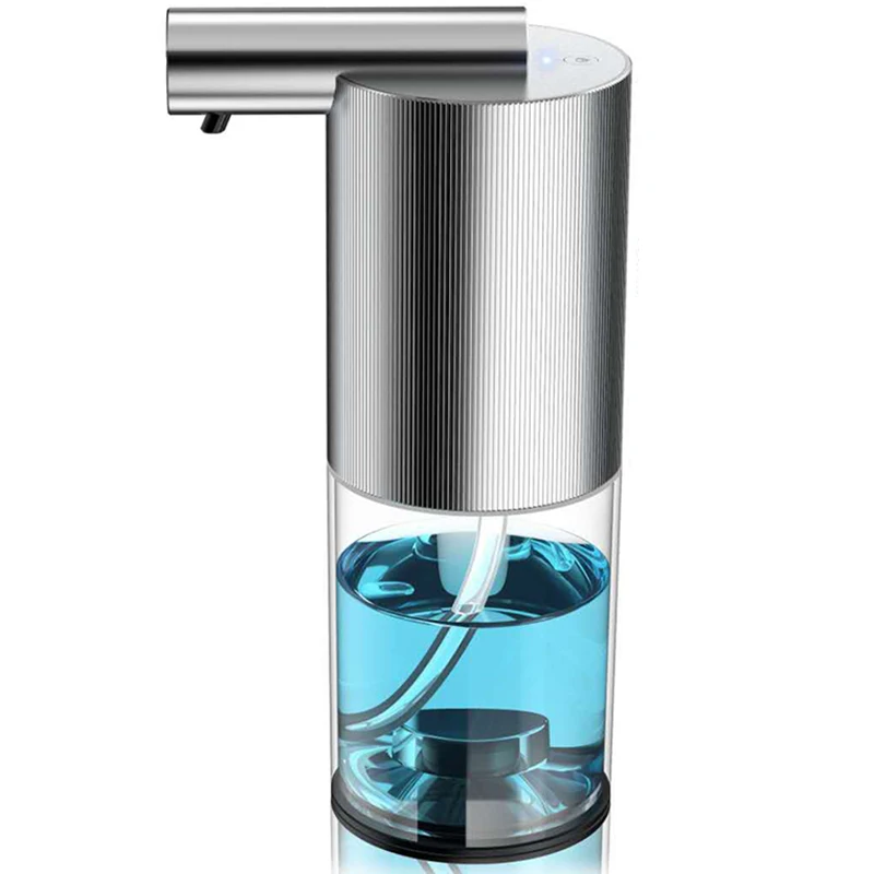 

Автоматический диспенсер для мыла, Бесконтактный инфракрасный бесшумный Регулируемый диспенсер жидкого мыла из алюминиевого сплава