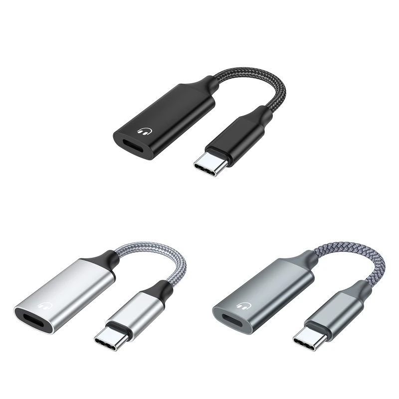

USB C to iOS Earphone Adapter Type C to 8 Pin Converter for MacbookPro