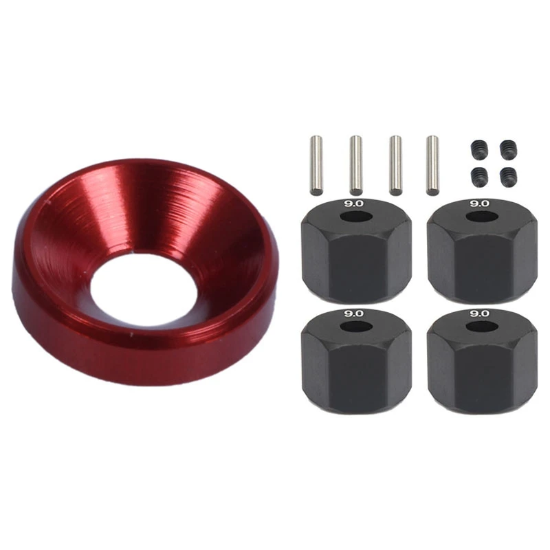 

8 шт. шайба с потайной головкой M3 3 мм для хобби на радиоуправлении с 4 колесами 12 мм, шестигранная деталь для радиоуправляемого гусеничного ...