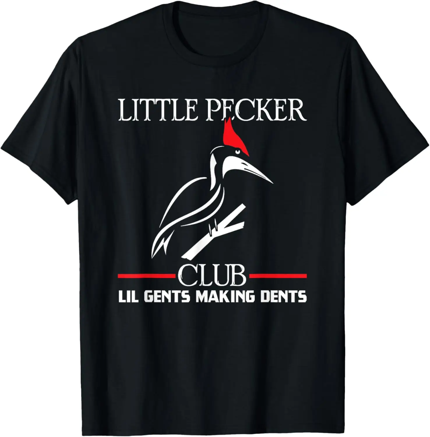 Мужская забавная футболка с юмором Little Pecker Club