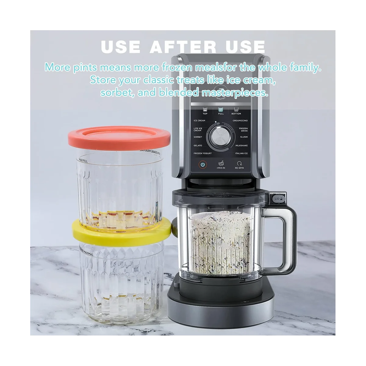 Чашка и крышки для пинтов мороженого серии Ninja NC299AM C300S NC301 контейнер сорбетов