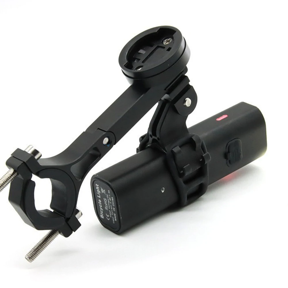 

Bike Flashlight Clip Bicycle Handbar Out Front Mount Holder For-Gopro Garmin Bryton Adjustable Cycling Lamp Stand Accessories