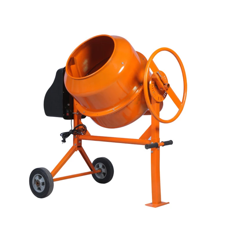 Небольшой строительный барабанный смеситель раствор 220 В бетономешалка бетонная