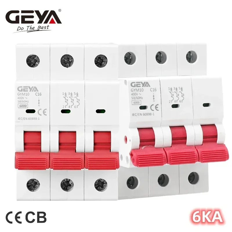 

GEYA GYM10 Мини-автомат 6-63А 220/400В