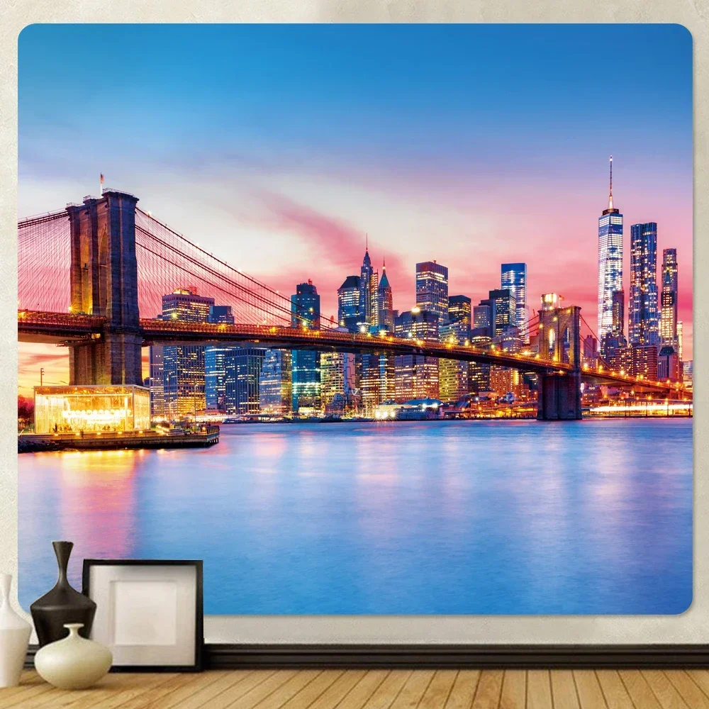 Фон с изображением Биг-Бен и города для украшения дома