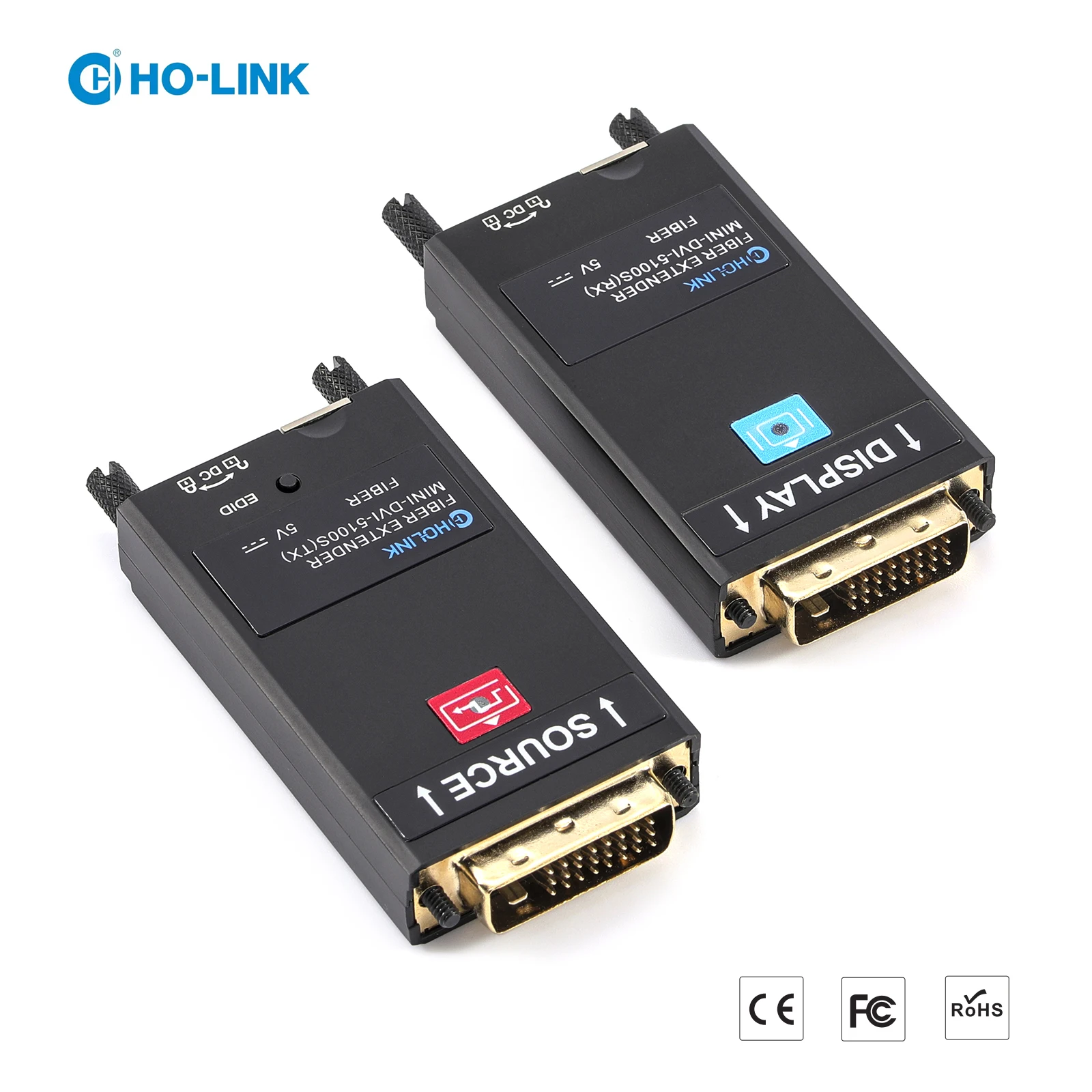 Ho-link HL-D10L-4K60-Max мини-удлинитель dvi 4K*2K*60 Гц