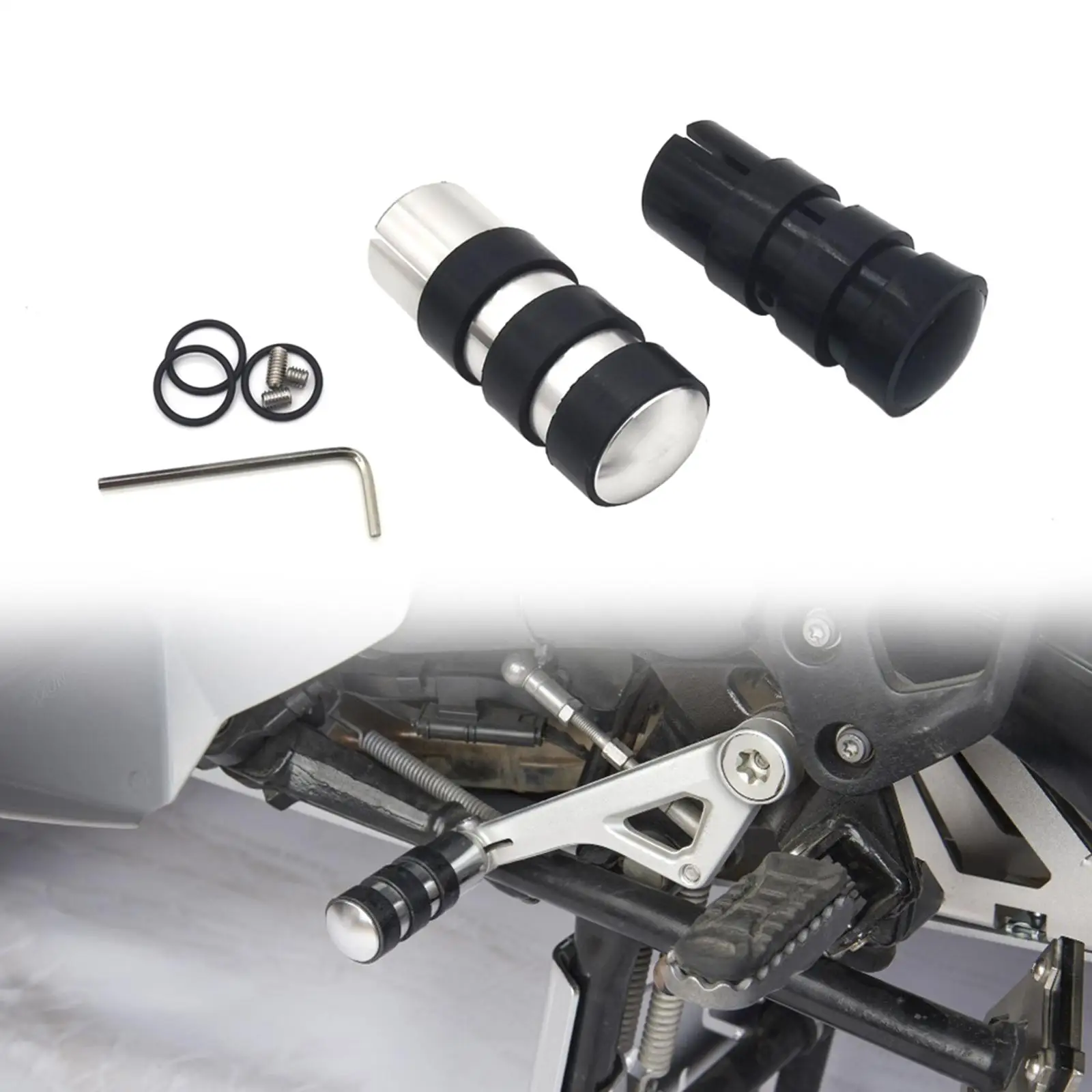 

Gear Lever Peg Enlarger Aluminum Alloy Anti-Corrosion er Motorcycle for BMW K1600GL F900R