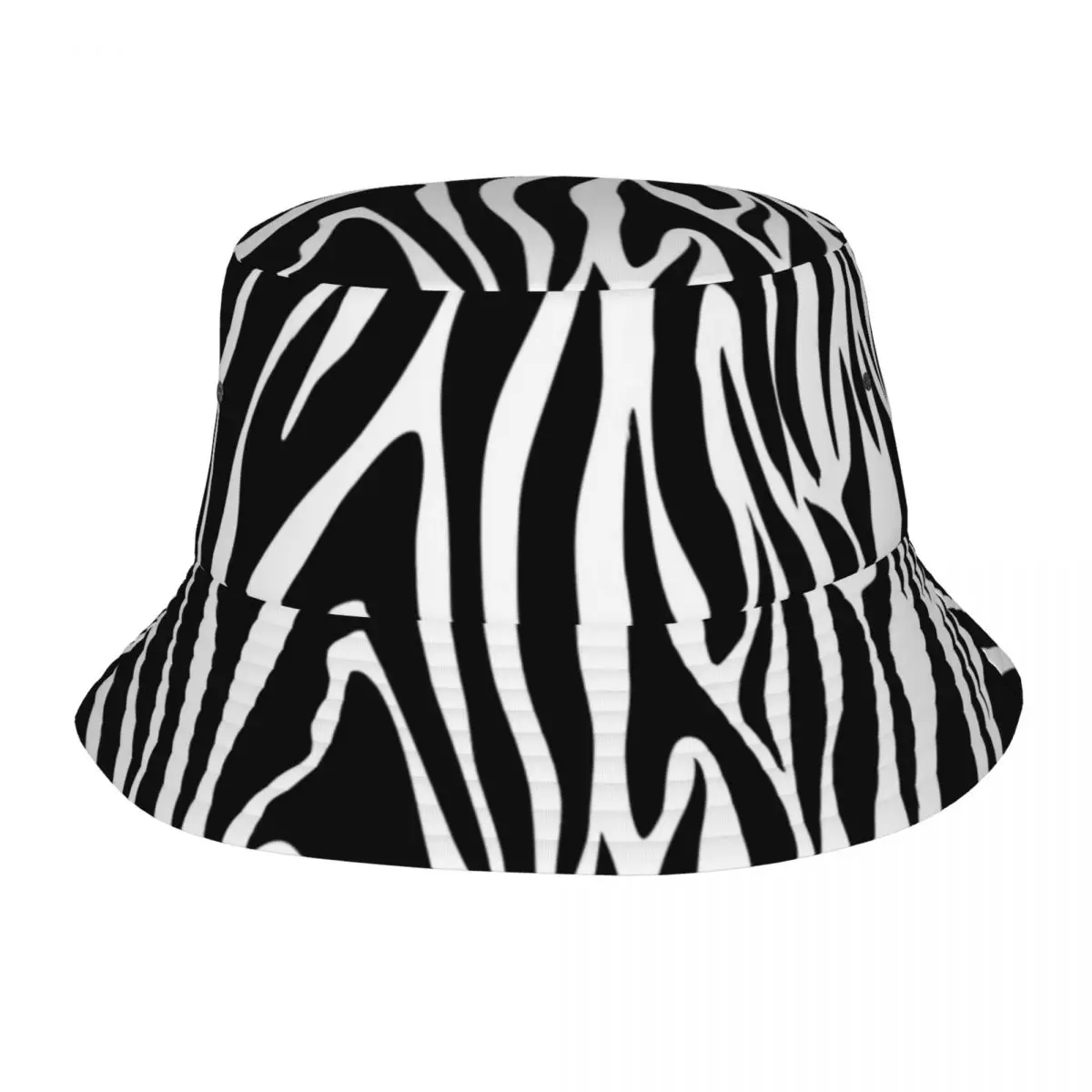 

Black And White Zebra Pattern Bucket Hats Panama For Man Woman Bob Hats Outdoor Autumn Fisherman Hats For Fishing Unisex Caps
