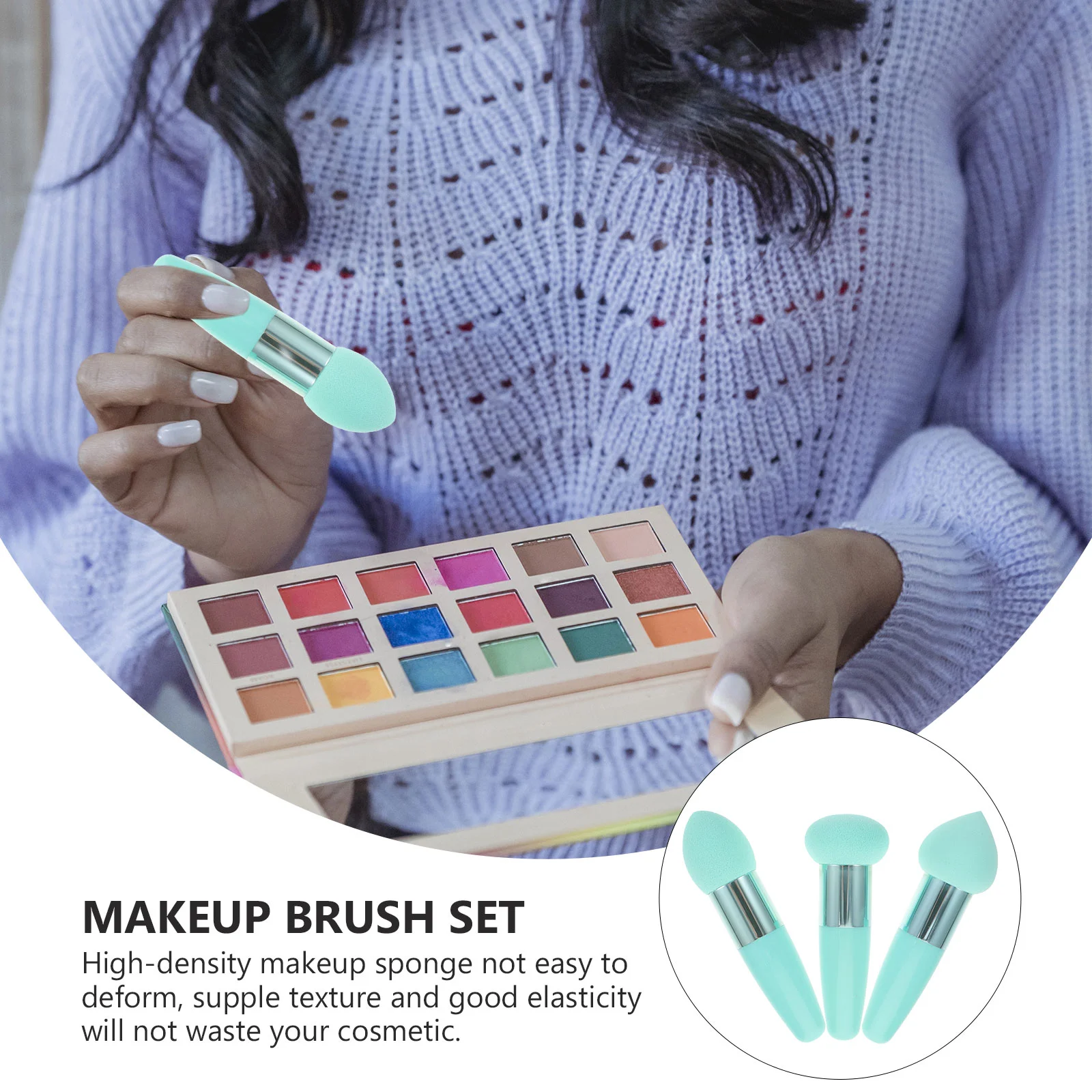 

Little Mushroom Makeup Pen Handheld Pens Supple Sponge Tools Multipurpose Brushes Women Sponges Supplies