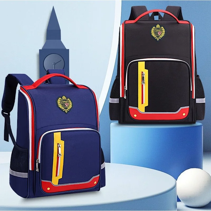 British Style Children Large Capacity Light Travel Backpacks New College Style Noble Fashion Girls Boys Schoolbags for Students