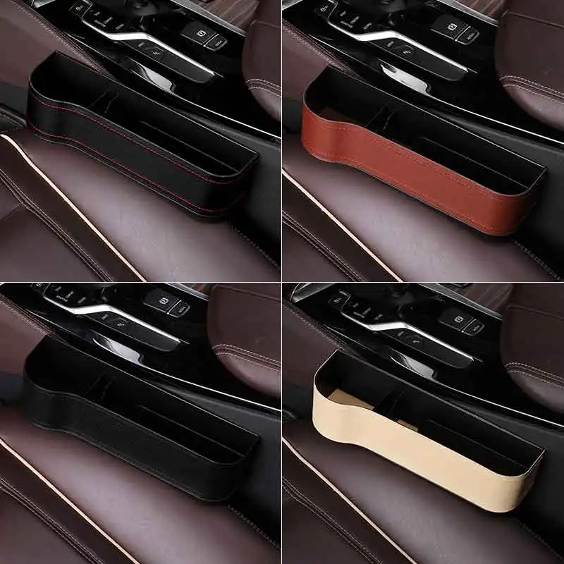 

For VW Volkswagen Car Seat Organizer Crevice Storage Box Gap Slit Filler Holder For Wallet Phone Slit Pocket Auto Car Accessorie