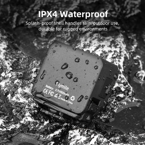 Flymile светодиодный заполняющий светильник для DJI OSMO Pocket 3, аксессуары, видеолампа, магнитное IPX4, водонепроницаемое освещение для фотосъемки, 600 мАч