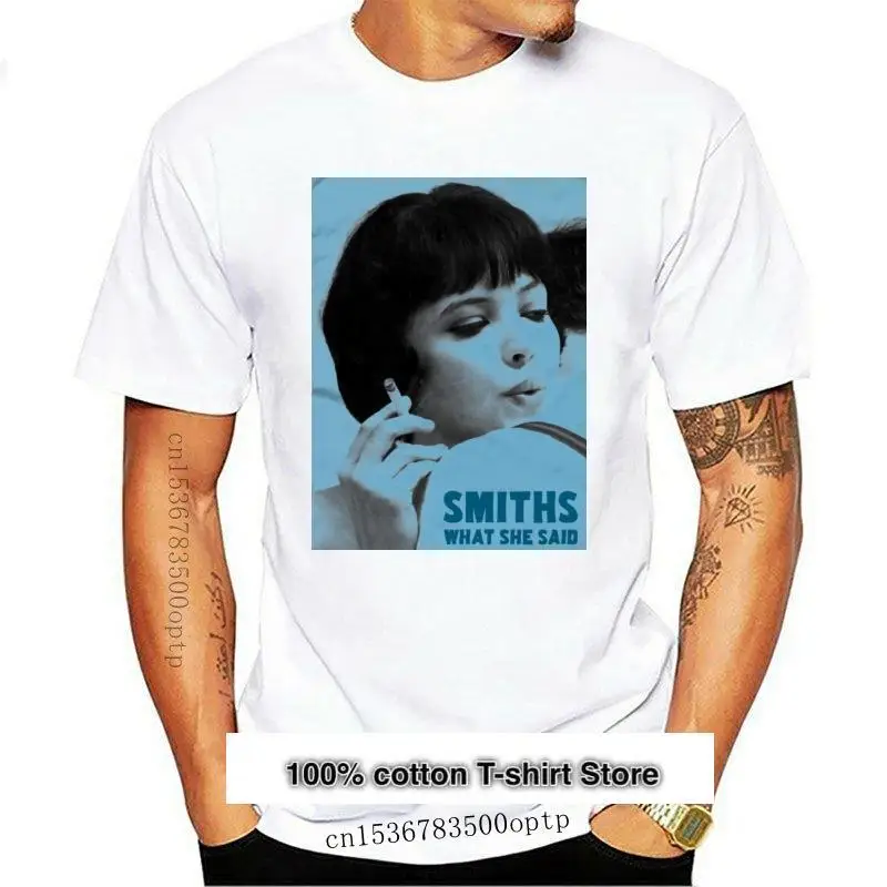 

Nuevo la SMITHS-lo que ella Said-Анна KARINA-синий Paris INO-T camisa-MORRISSEY