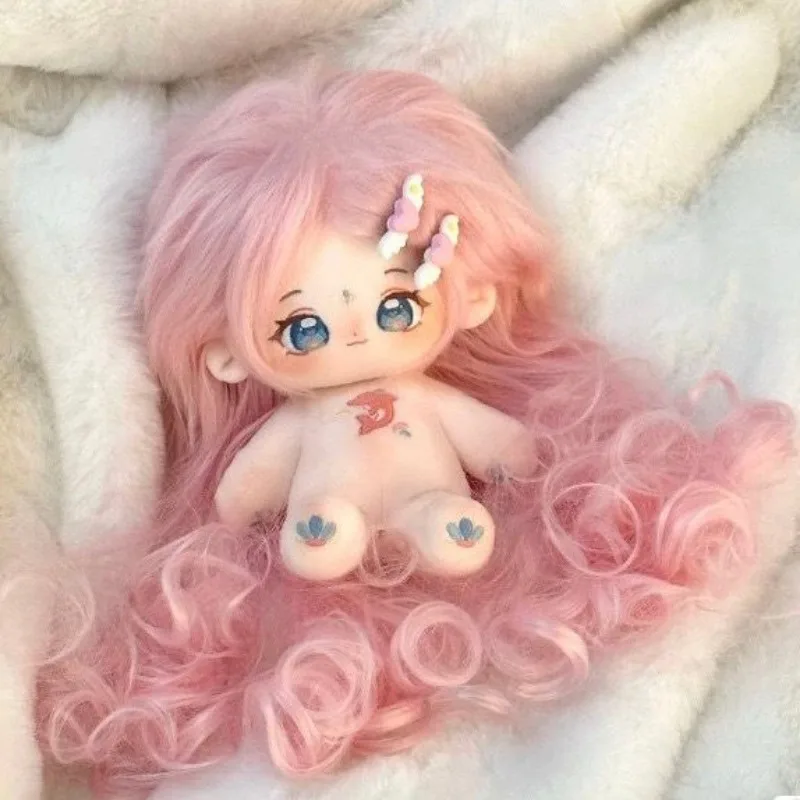 

Плюшевая игрушка Cosmile Sa XY, длинный парик розовой принцессы русалки, плюшевая игрушка, 20 см