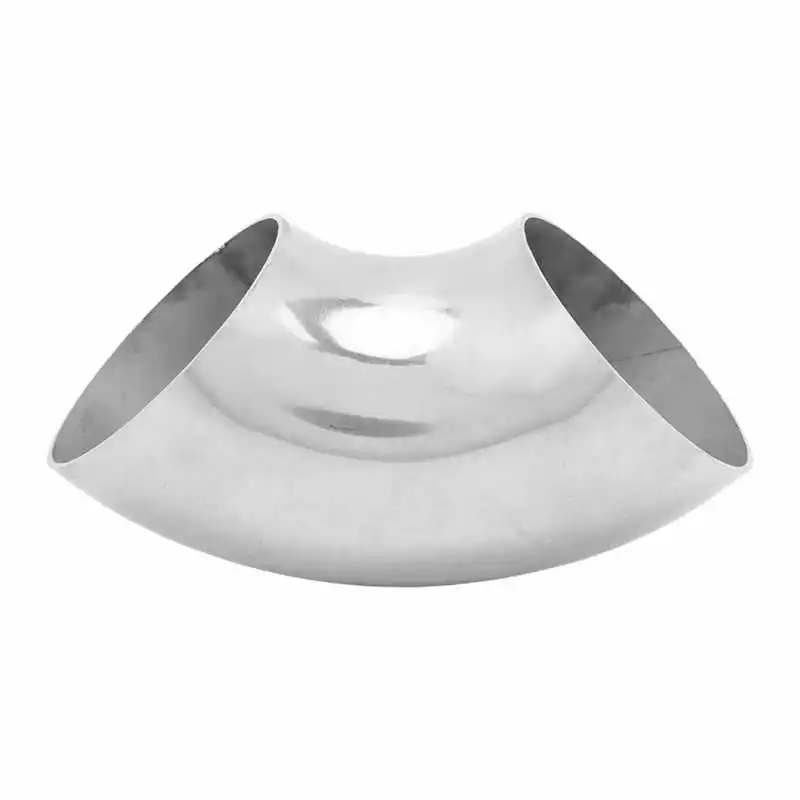 Car Exhaust Elbow Pipe 90° Mandrel Bend Elbow Pipe Stainless Steel OD Mirror Polishing Exhaust Tubing for Air Intake Systems