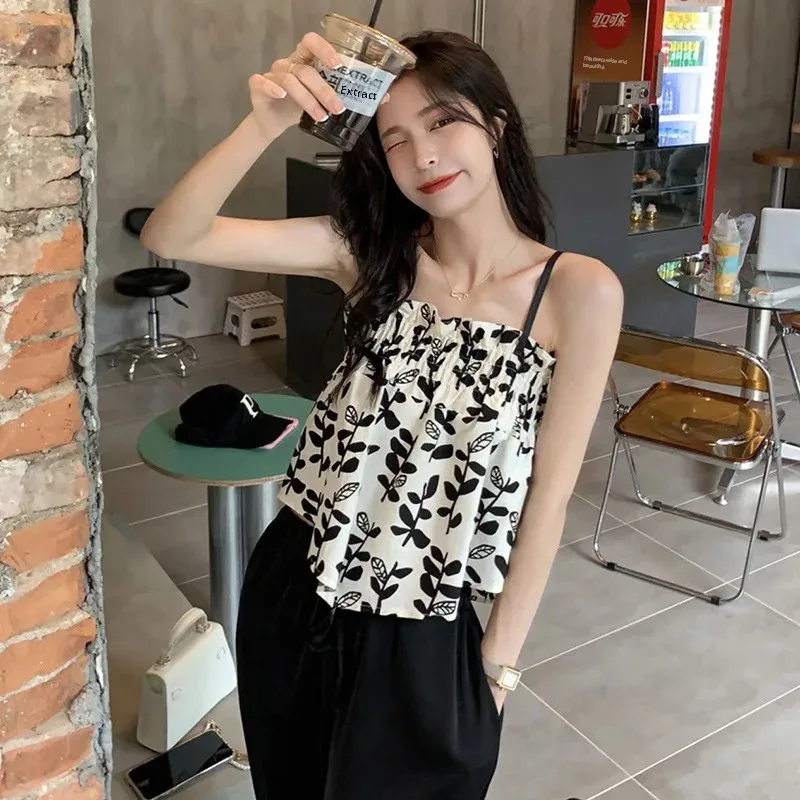 Майка во французском стиле разумный дизайн женская внутренняя верхняя одежда