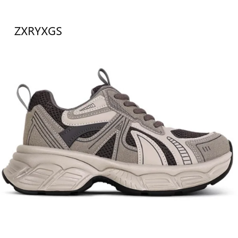ZXRYXGS премиальные сетчатые дышащие и удобные женские кроссовки из воловьей кожи