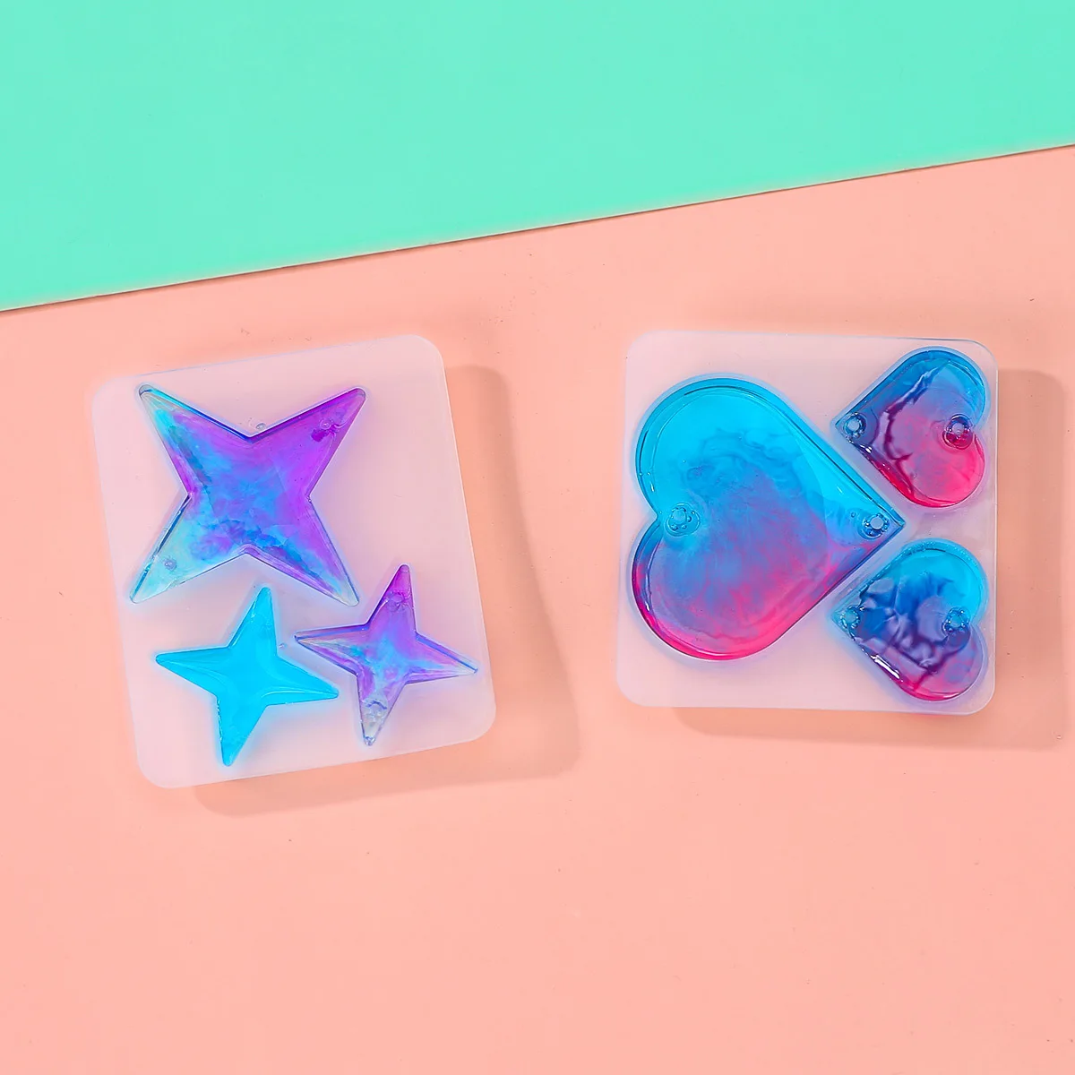 

Звезда с двумя отверстиями для размера