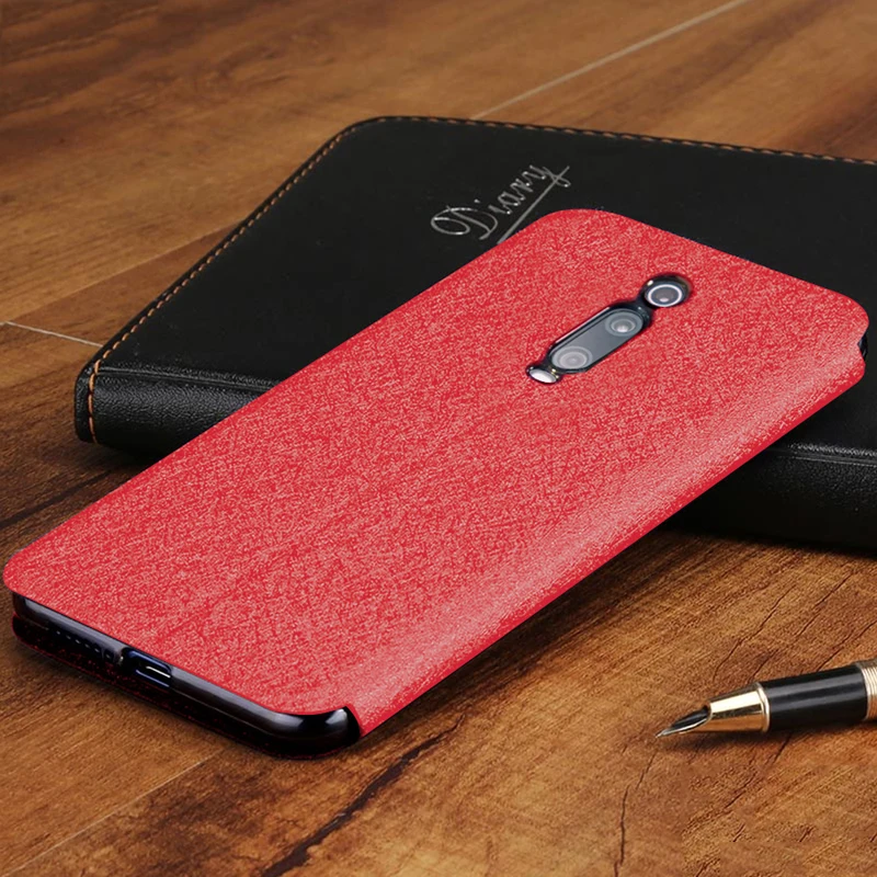 flip case for xiaomi mi 9t pro case xiaomi 9t case luxury stand leather back silicon book funda protect transparent capa 9t pro