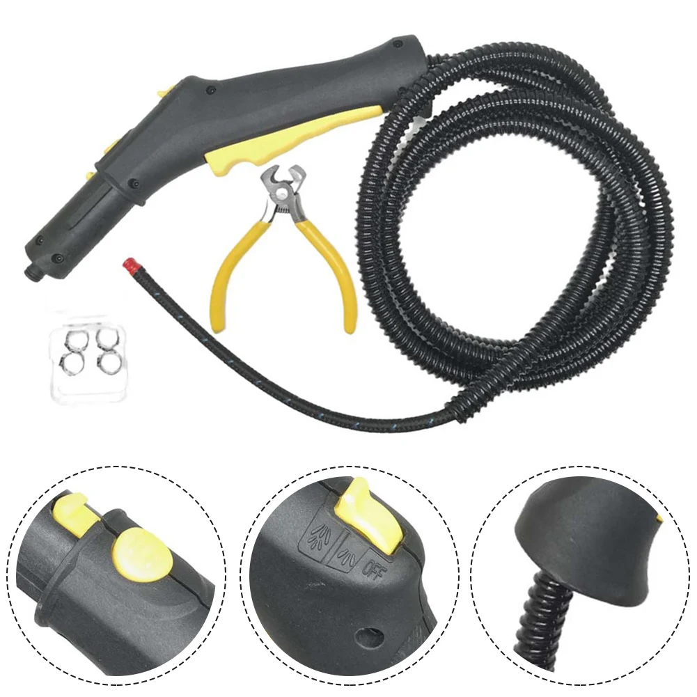 

Для Karcher Замена для шланга пароочистителя SC1 SC2 SC3 SC4 4.322-048.3 Ручка управления паровым переключателем Аксессуары для шланга