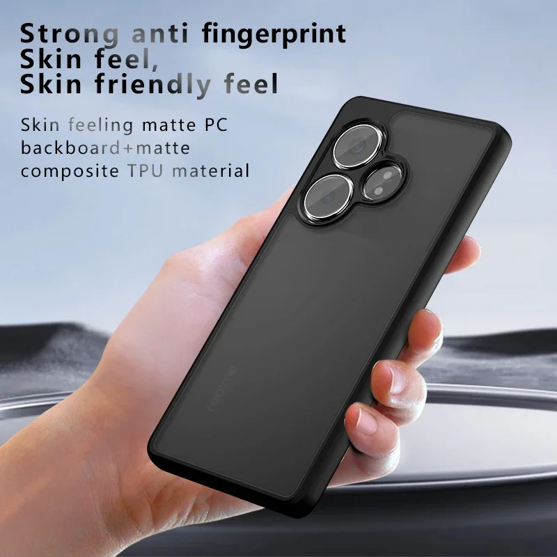 Для Realme GT6 GT 6T Neo 6 Neo6 SE чехол Роскошная матовая прозрачная задняя крышка для Neo6SE