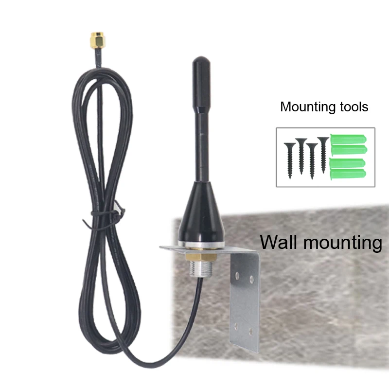 Wall Mount 2.4G WiFi Omni External Aerial 12dbi Indoor / Outdoor Pure Copper Antenna Woth Bracket